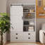 Armoire de rangement haute avec garde-robe de chambre à coucher