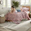 Ensemble de literie en polyester durable, style floral bohème, conception simple