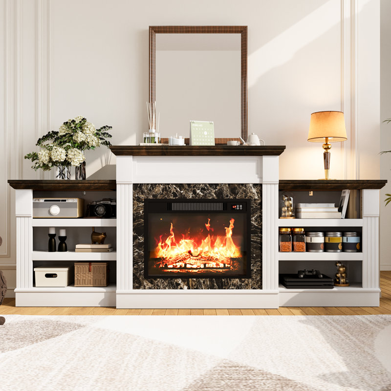 Meuble télé 72 po Farmhouse Fireplace