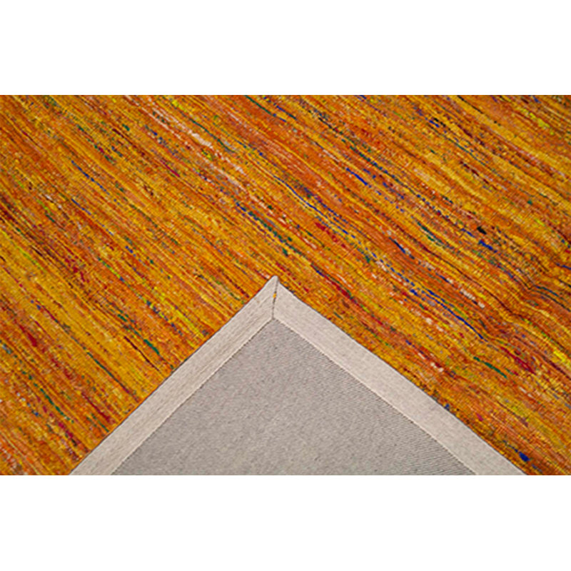 Tapis orange et multicolore noué à la main de haute qualité