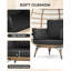Chaise d'extérieur en osier avec support-1042251604