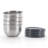 Oster 4 Piece 3.2 Inch Stainless Steel Mini Bowl Set with Lids
