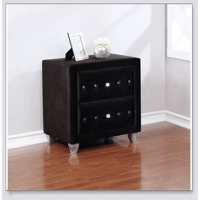 Mobilier de chambre à coucher 1 pièce Glam Style