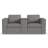 Sky Loveseat Console Track Smoke 24