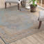 Tapis bleu tissé à la machine Vierzon-1912667954