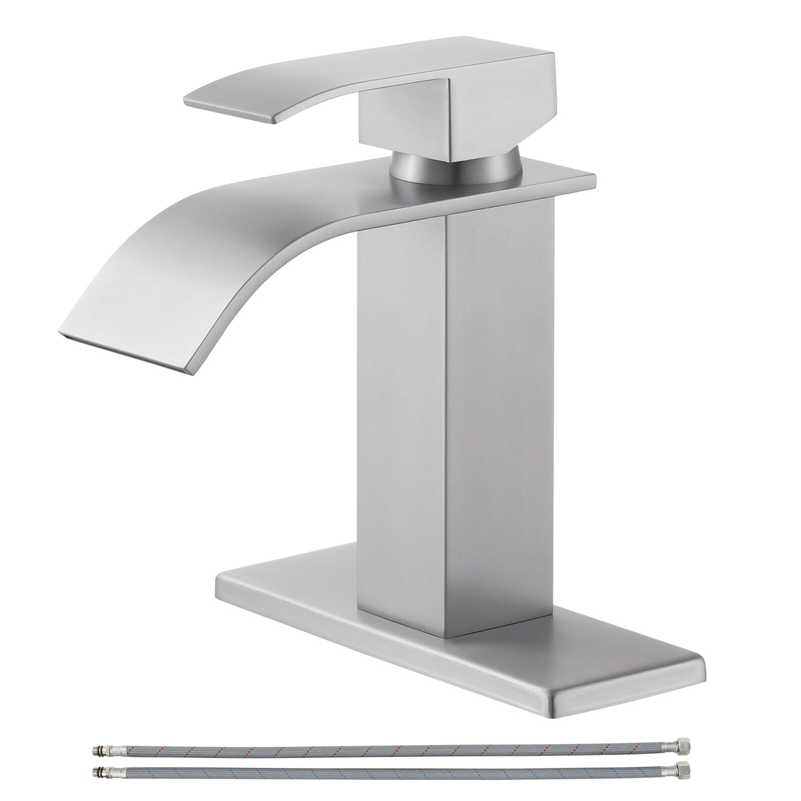 Factory Waterfall Bathroom Sink Faucet Oil Rubbed Bronze Single Handle Single Hole RV Va