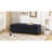 50" Ottoman Bench In Textured Fabric, Rectangular Design With Hinged Lid For Seating, Footrest, And Hidden Storage-392921752