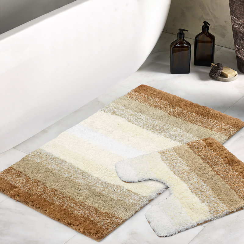 Joondalup Superstripe Bath Set, Brown