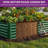 Green  Metal Raised Garden Bed-1357391181