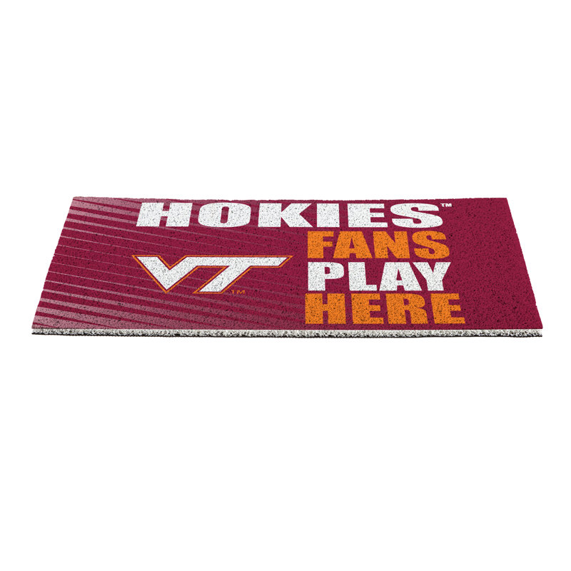 Virginia Tech Fan PVC Mat, 28"x16"