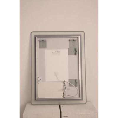 24X40 Inch LED Bathroom Mirror Vanity Mirrors with Front Lights Wall Mounted Mirror