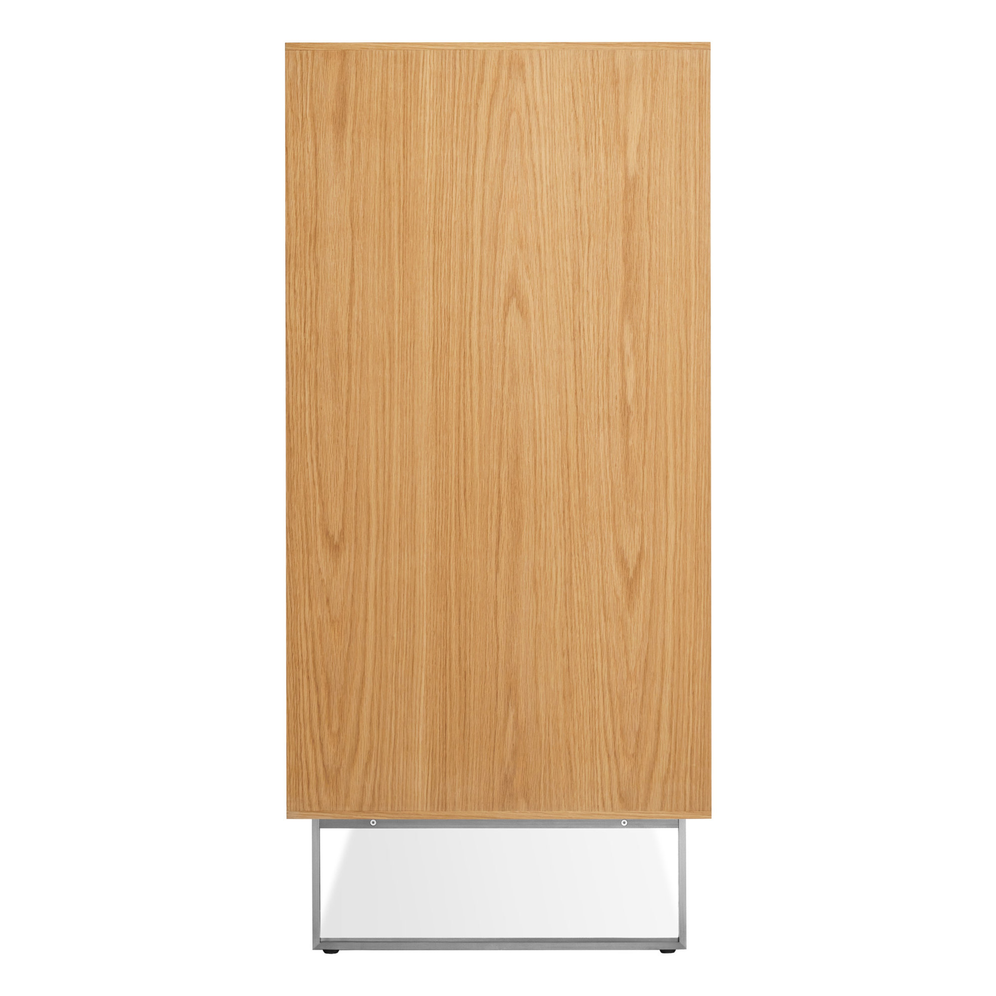 Series 11 5 - Drawer Dresser, Stainless Steel/White Oak