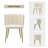 Easthampton Side Chair with Channel Tufting Back-671610282
