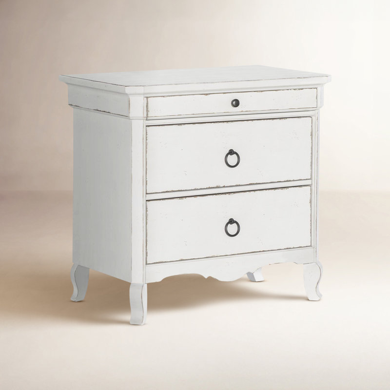 Table de chevet victorienne vintage avec alimentation et USB Country Living