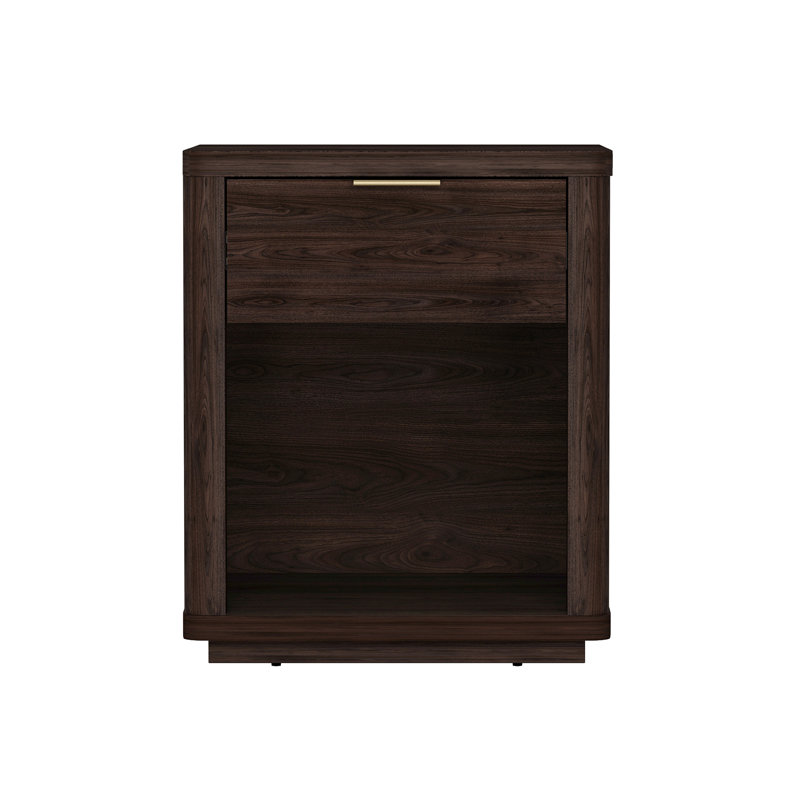 Evelyn 20" Nightstand In Brown  (Only Nightstand), Brown