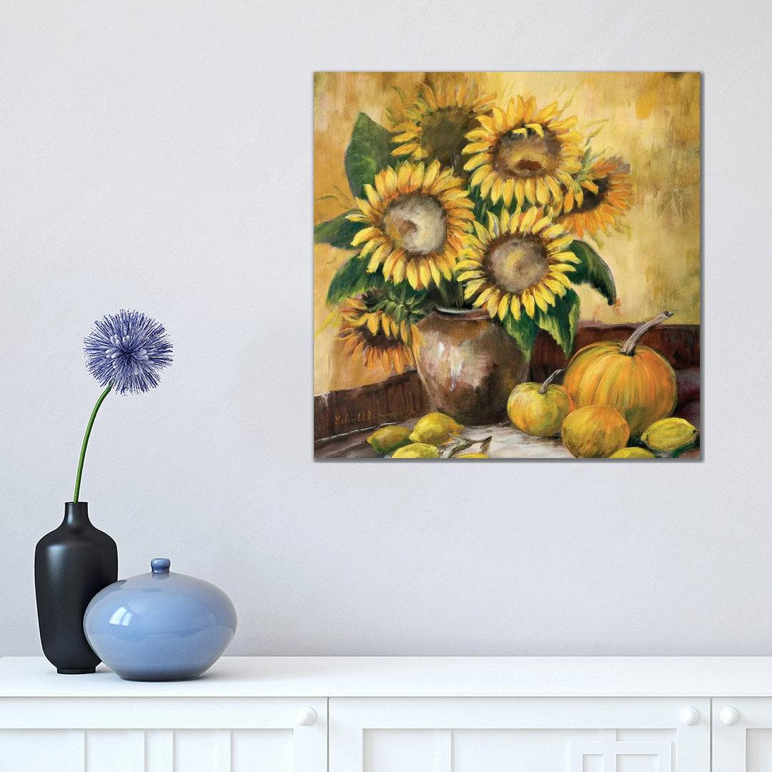 Sunflower Bouquet LV by Katharina Schöttler - Wrapped Canvas Painting