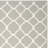 Rodgers Hand Woven Flat Weave Banana Silk/Wool/Cotton Geometric Rug in Ivory/Light gray-866355115