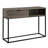 Galeno Rustic Oak With Black Finished Legs Writing Desk (Not Including Office Chair)