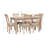 Telscombe 6 - Person Four Leg Dining Set-258894163-258894160