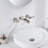 Vivid Fall 2-Handle Wall Mounted Bathroom Faucet With Valve In Brushed Nickel-121159706
