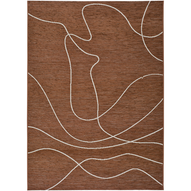 Anora Rectangle Floral Indoor / Outdoor Area Rug, Rectangle 154 x 230cm