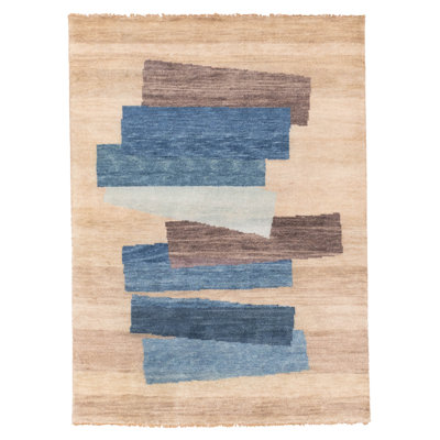 Peshawar Ziegler Khaki Rug 4'10" x 6'9"