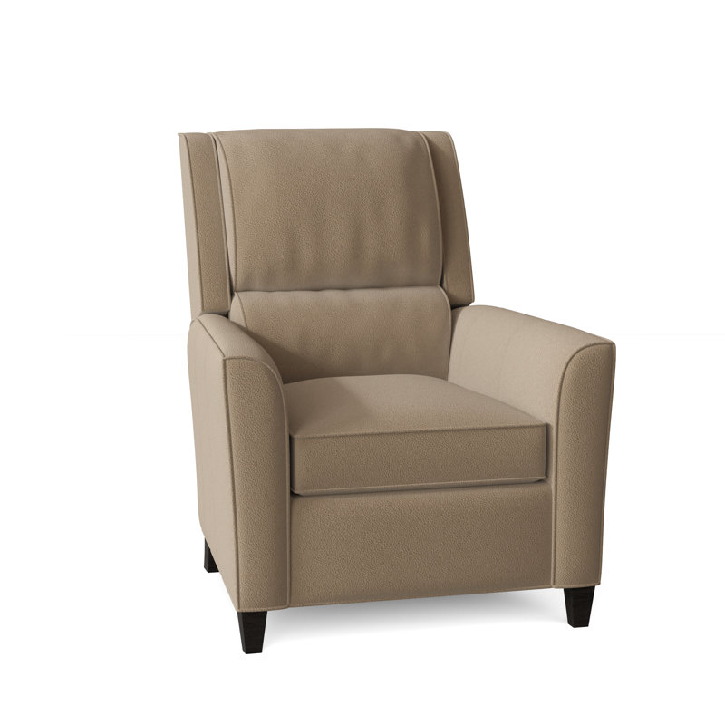 Roswell Recliner, Cobblestone, Aline Fumo Genuine Leather, Manual