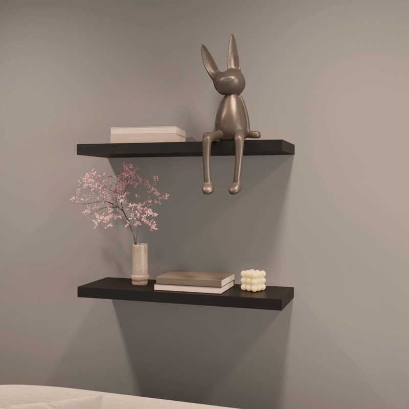 Floating Shelf, Black