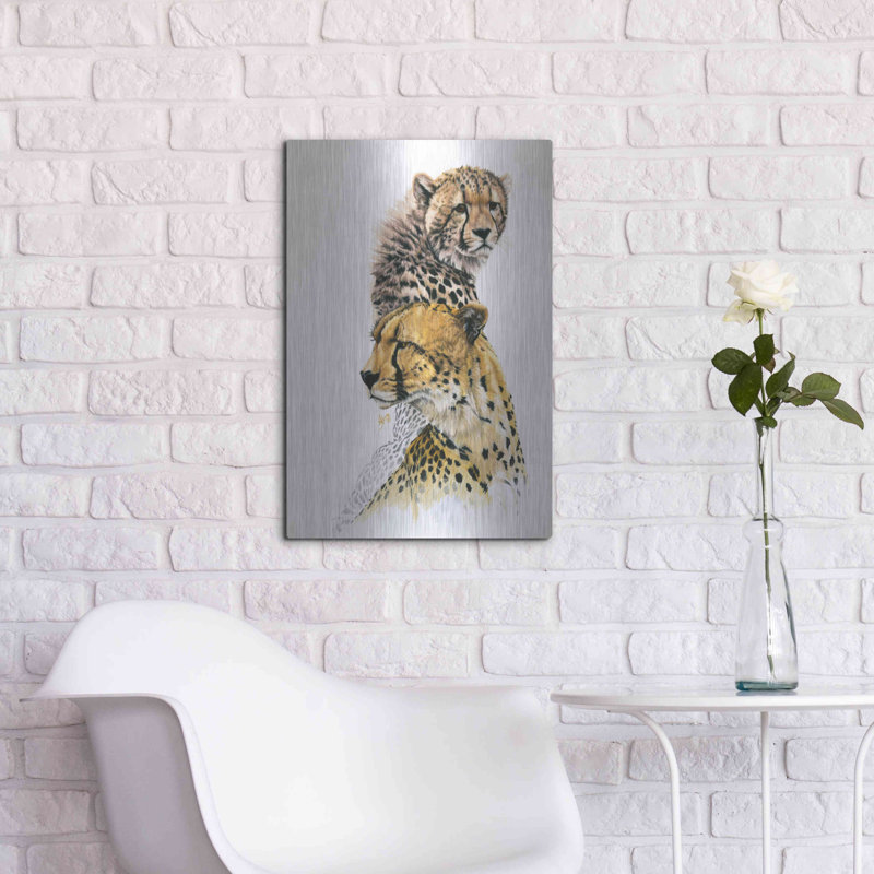 «Brother Of The Wind» par Barbara Keith sur métal, H 24 po x l 16 po