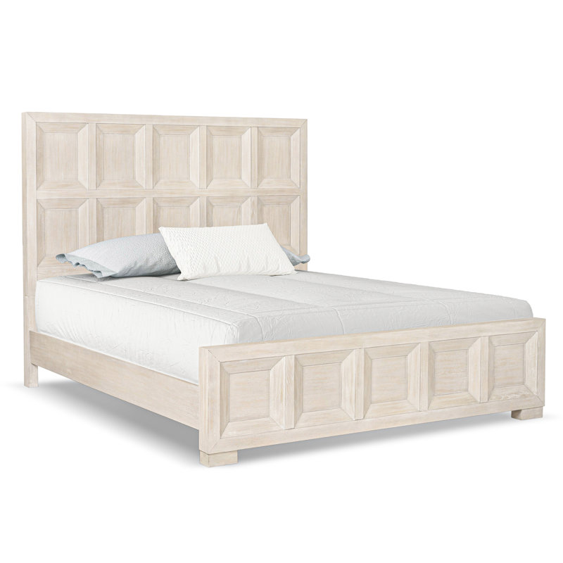 Schell Panel Bed, Black, Queen