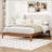 Queen Size Double Wing High Headboard