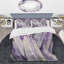 Géométrique - Glacier mauve - Ensemble de housse de couette Modern Farmhouse - Microfibre de polyester-38758088