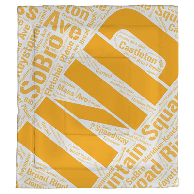 Modern & Contemporary Polyester Box Stitch Comforter