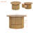 Round Coffee Table With Storage Drawer-329273865