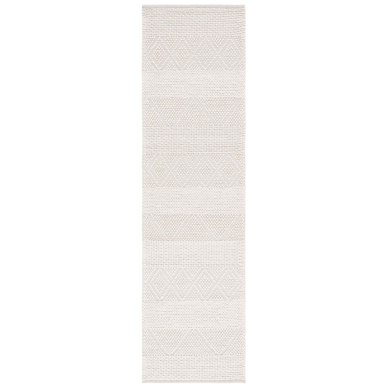 Tapis Natura en ivoire, Tapis de couloir 2 pi 3 po x 8 pi