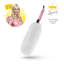 Swan SWFC2005WHTN Elevate Ultra-Fine Microfibre 2-in-1 Duster with Super Soft Microfibre, Flat to Tubular and Hanging Loop for Easy Storage, Machine Washable, White-121584913