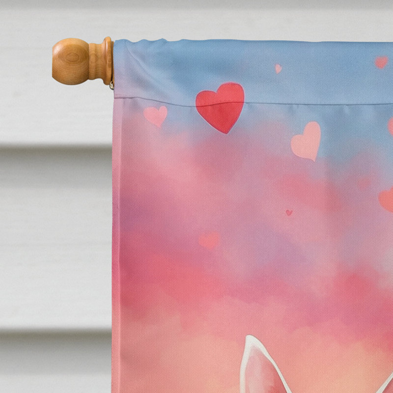 Drapeau pour niche pour chien H 40 po x l 28 po 
