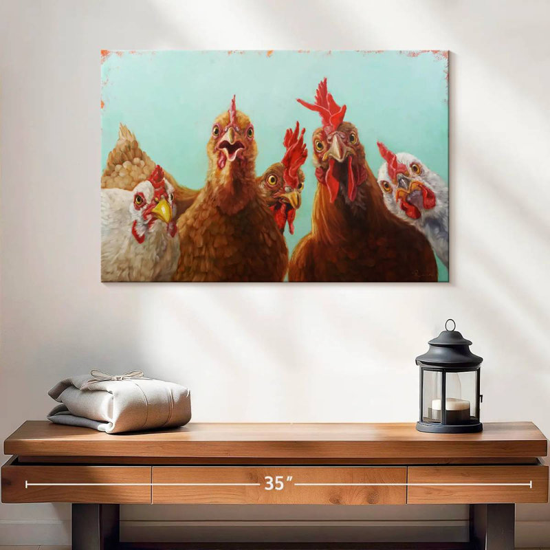 Poulet Brampt pour le dîner, H 16 po x l 24 po