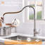 Robinet de cuisine sans contact, robinet de cuisine intelligent automatique mains libres noir-117238332