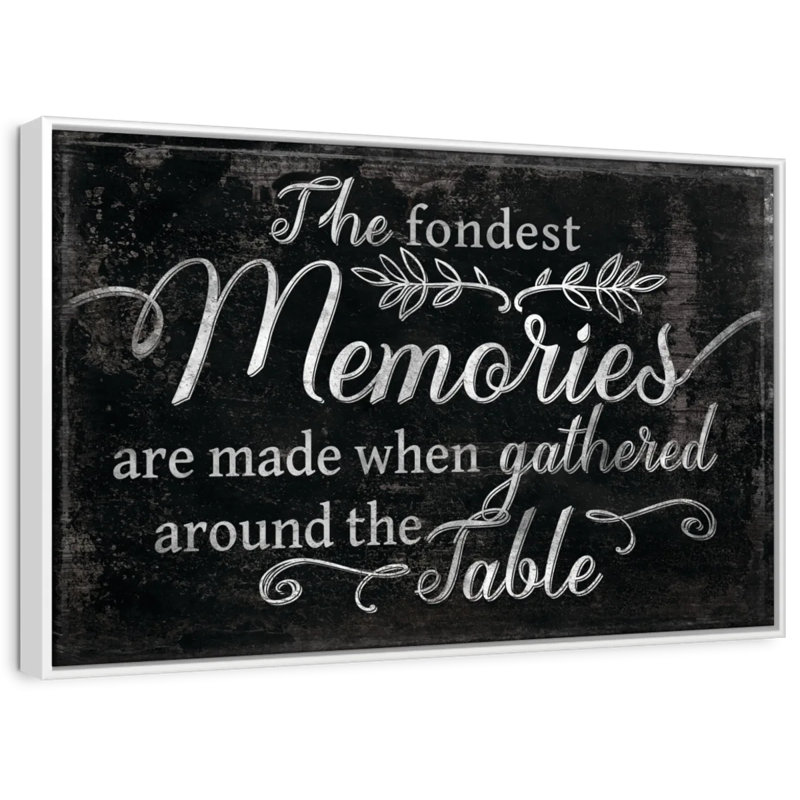 Tergel Fondest Memories Typography, 21" H x 31" W