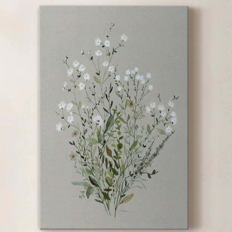 Bouquet de grâce II - reproduction d'art sur toile tendue, H 60 po x l 40 po x P 1 po