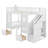 Adonya Kids Twin Over Twin Bunk Bed-182423035