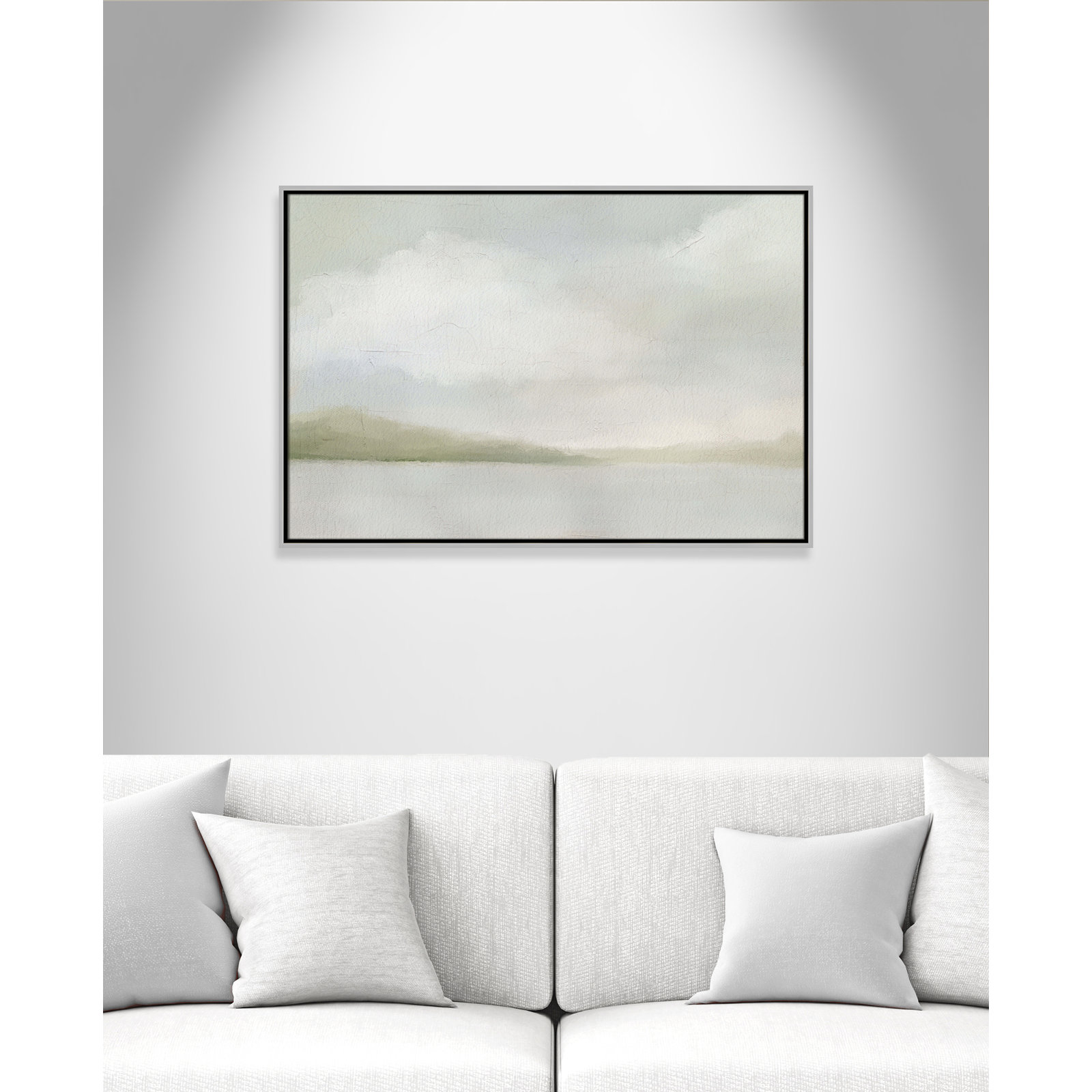 Queensland "A Tranquil Morning" Print, 25.5" H x 37.5" W, Silver