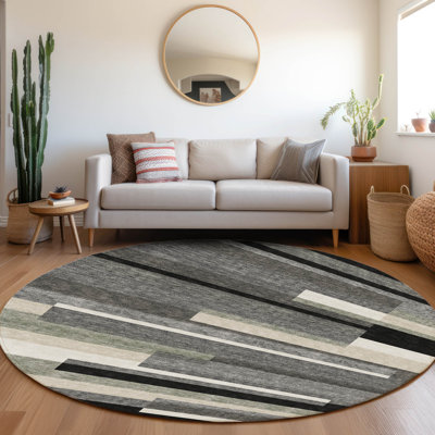 Tapis intérieur / extérieur Malchow avec envers antidérapant