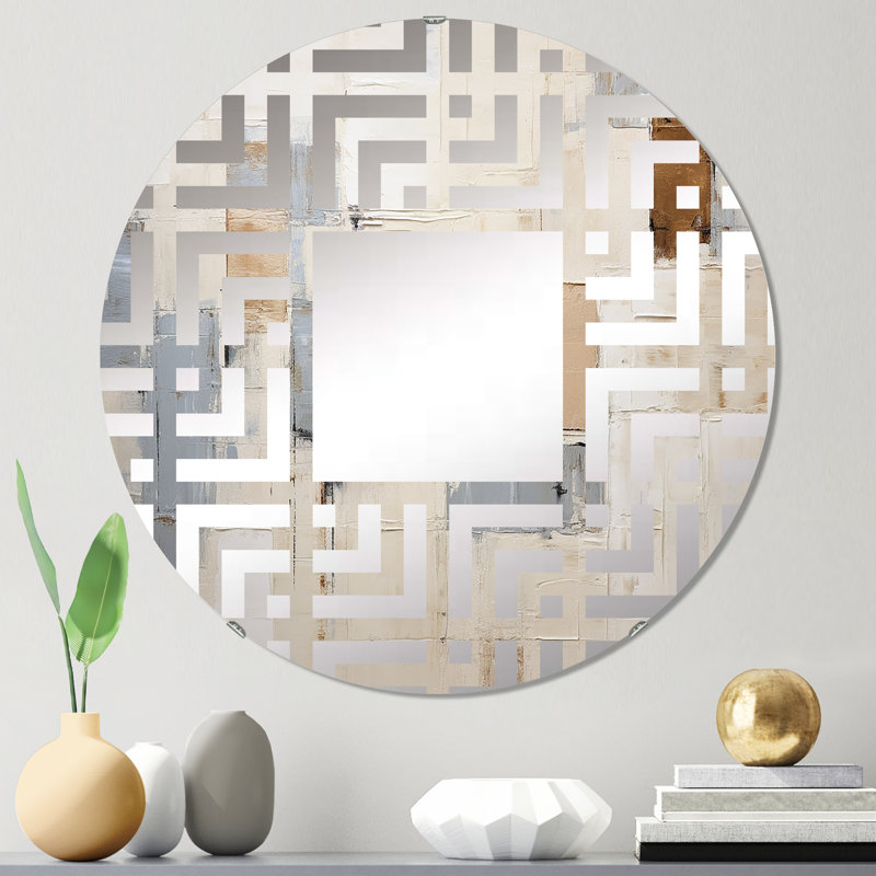 Miroir d'appoint Simplicity Western IV, 23,6 po x 23,6 po