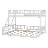 Twin XL Over Queen Wood Bunk Bed With Ladder And Full-Length Guardrails-1324652095