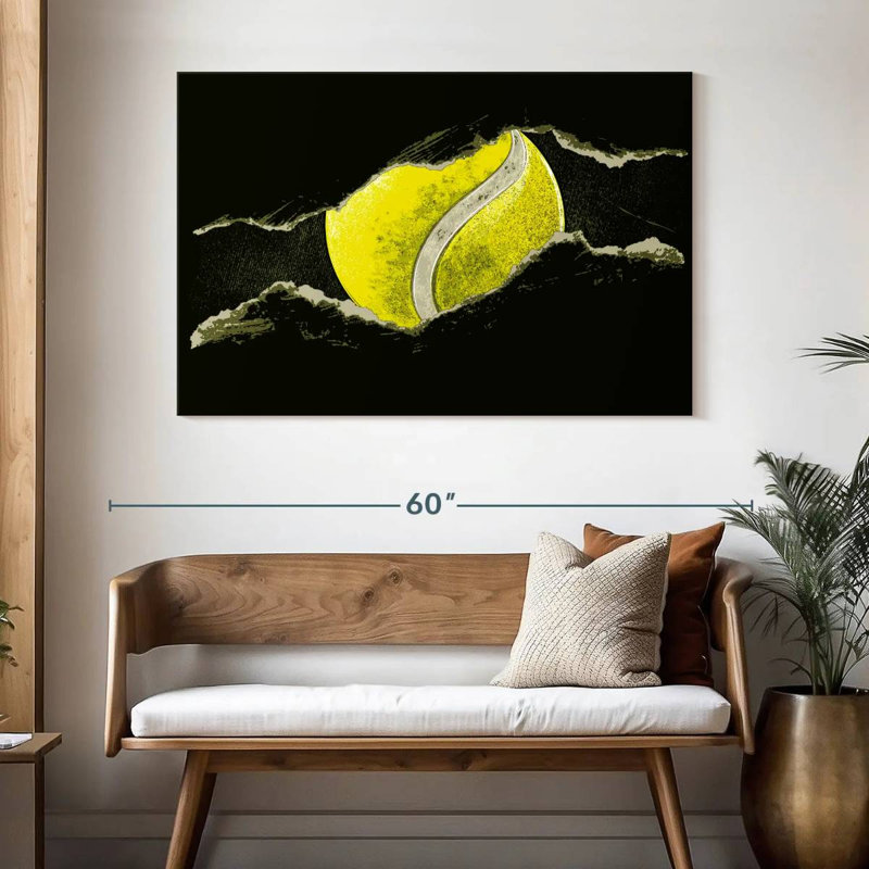 Balle de tennis Sireci Grunge, H 32 po x l 48 po