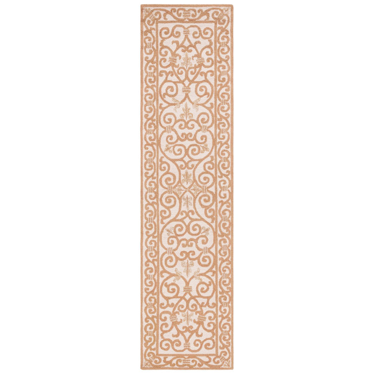 Bissette Hand Hooked Wool Pile Oriental Rug