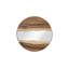 River Mirror, Natural, Round