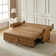 Atravion 73.5'' Transitional Vegan Leather Sofa Bed with Button-tufted Back